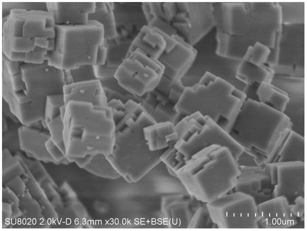 Synthetic method of flaky nano-SAPO-34 molecular sieve