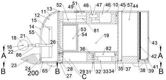 Lifesaving equipment for simulating aisle nuclear leakage