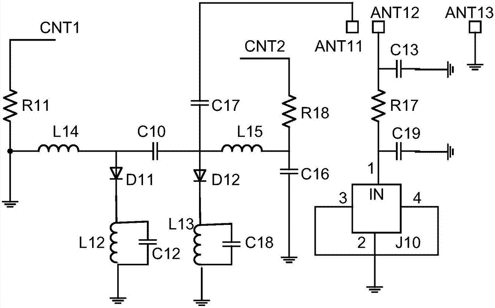 Antenna switch device and terminal