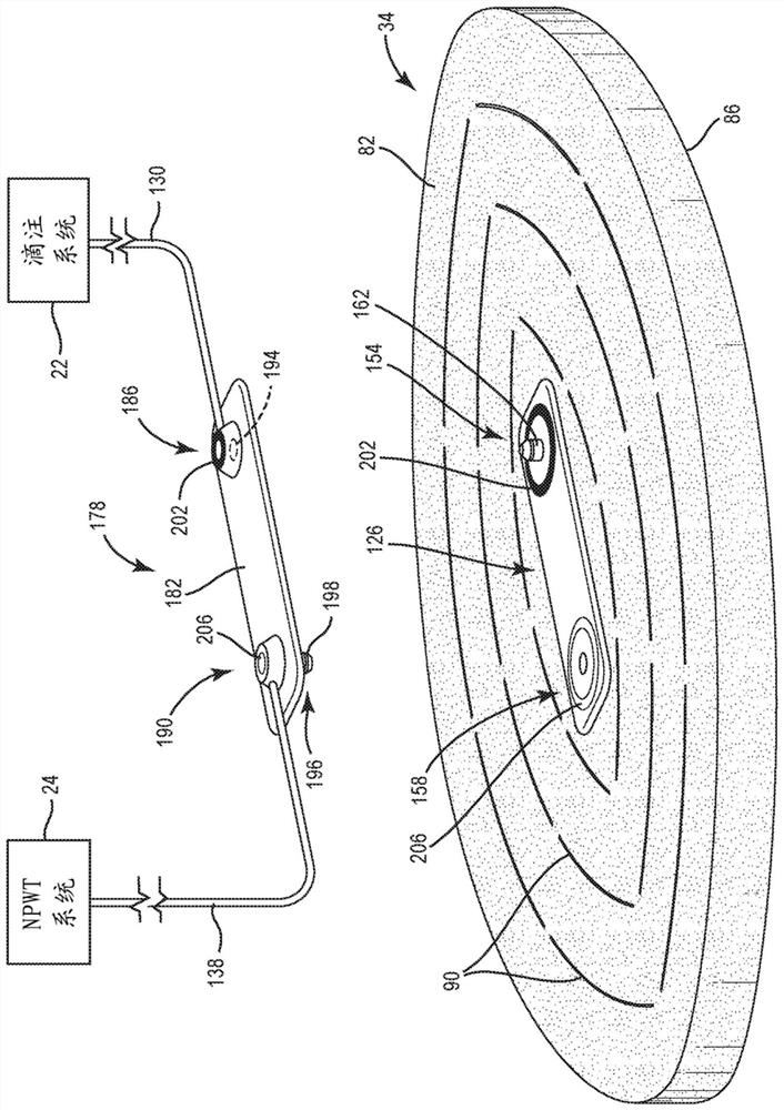 Systems and methods for managing pneumatic pathways in integrated multilayer wound dressings