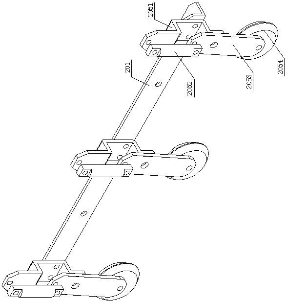 Intelligent sweeping device for tiled photovoltaic power station