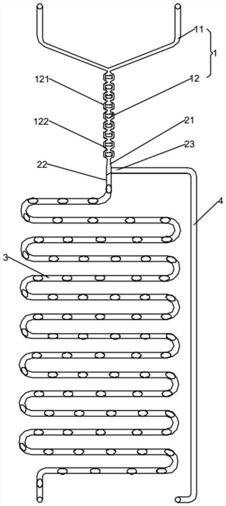 Continuous crystallization micro-nano chemical chip and application thereof