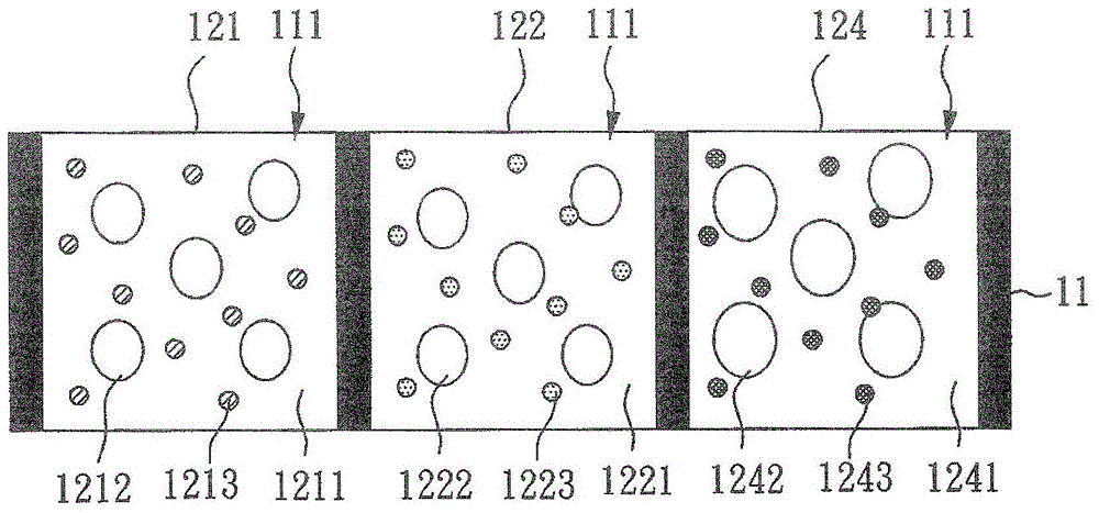 Patterned color conversion film and display device using same