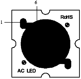 Full-chip integrated AC LED light source