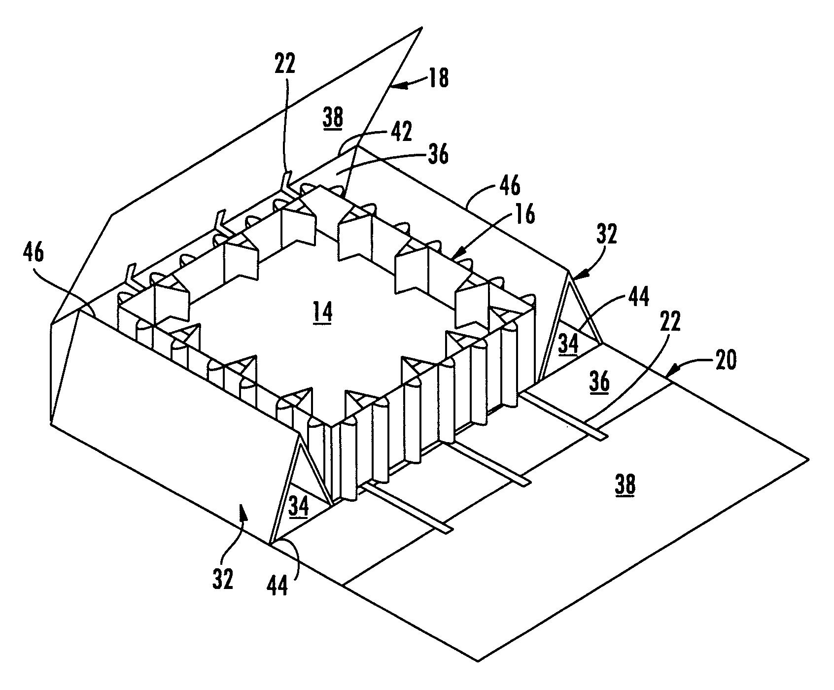 Package for shipping and storage of panel products