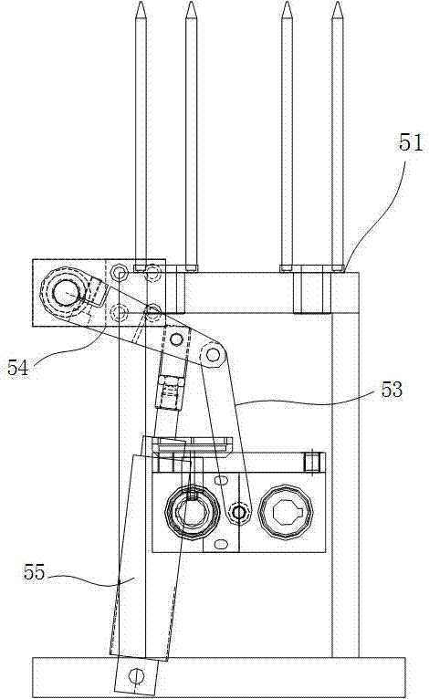 Assembly line used for prearranged soup spoons in double-layer sealed packaging cup