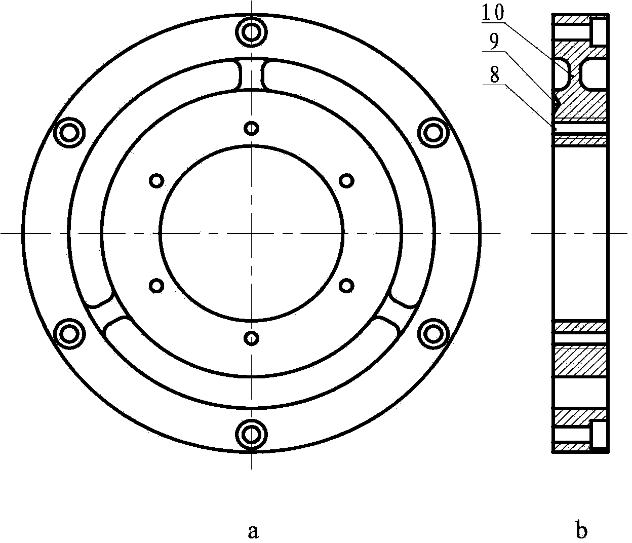 Workbench with three degrees of freedom at Z-Theta x-Theta y, high coaxiality, bending moment and nanometer precision