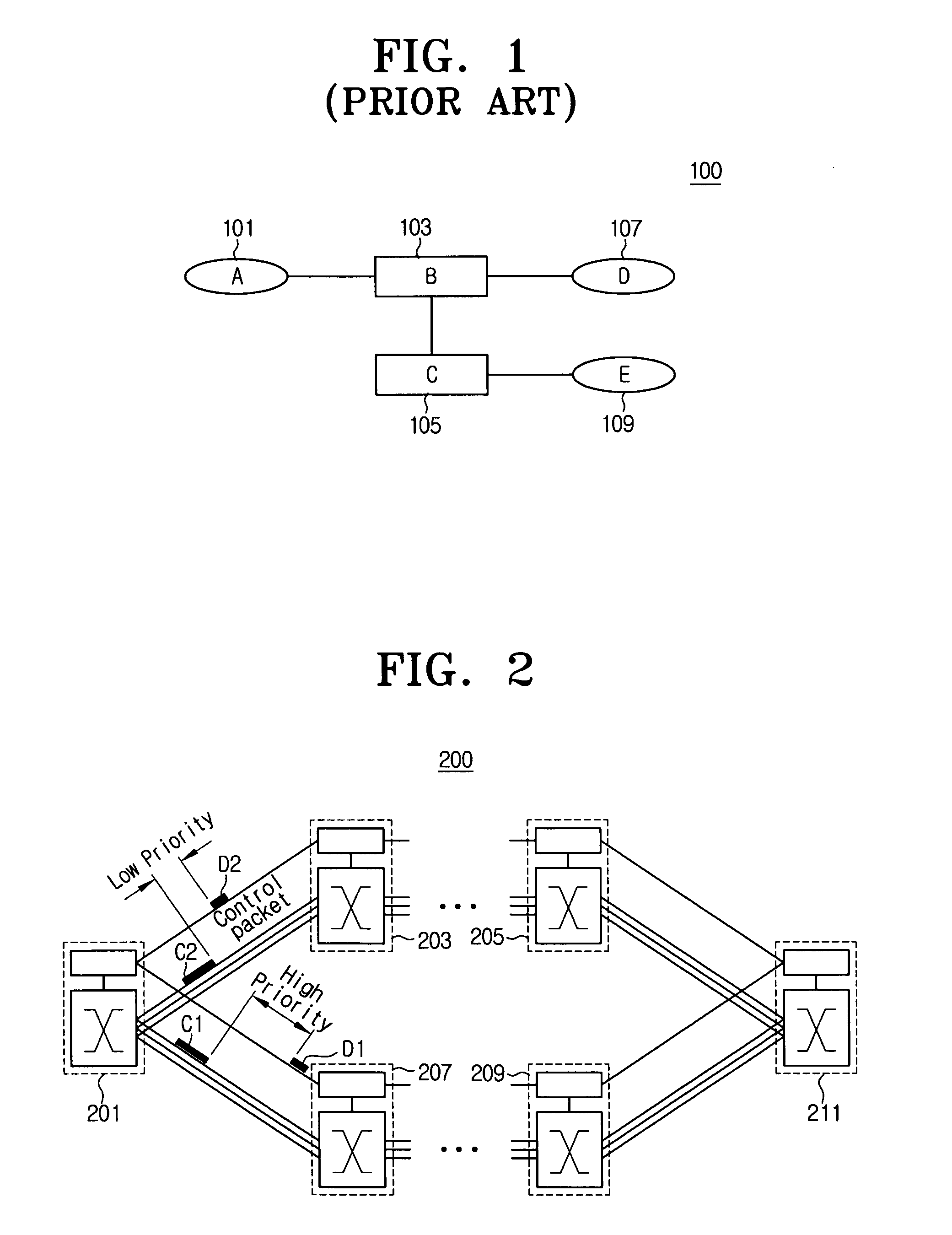 Optical burst switching system and method using duplicate burst transmission