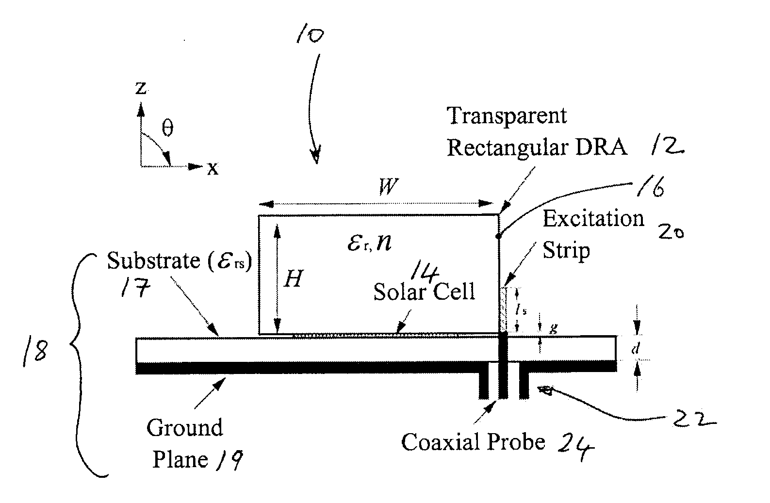 Light transmissible resonators for circuit and antenna applications