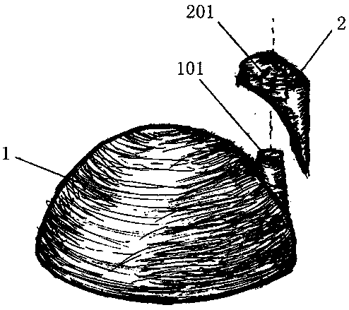 Assembled acetabular prosthesis, mounting method thereof, and bone defect grinding file device matched with the acetabular prosthesis