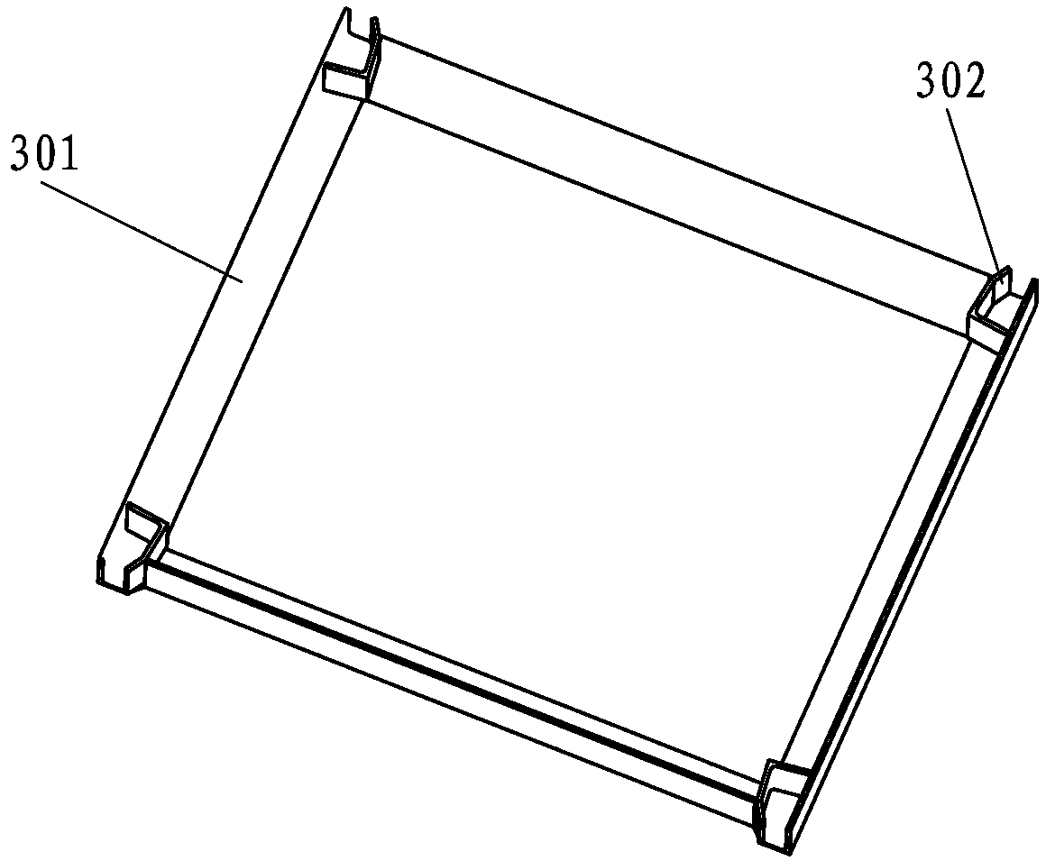 Tool mechanism for clamping frame workpiece of robot workstation