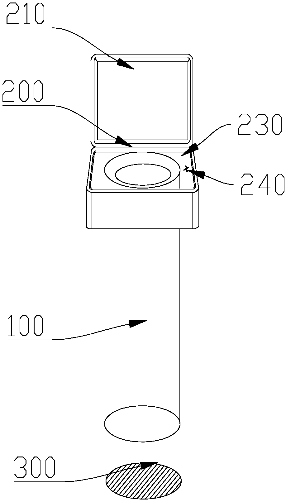 High-altitude escape fabric tube slide