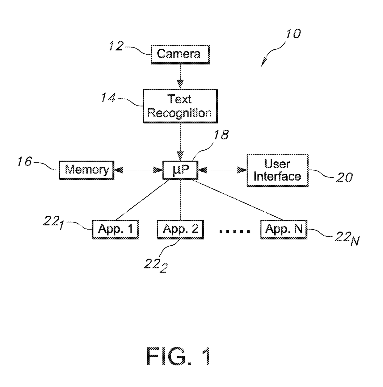 Information entry via in-vehicle camera