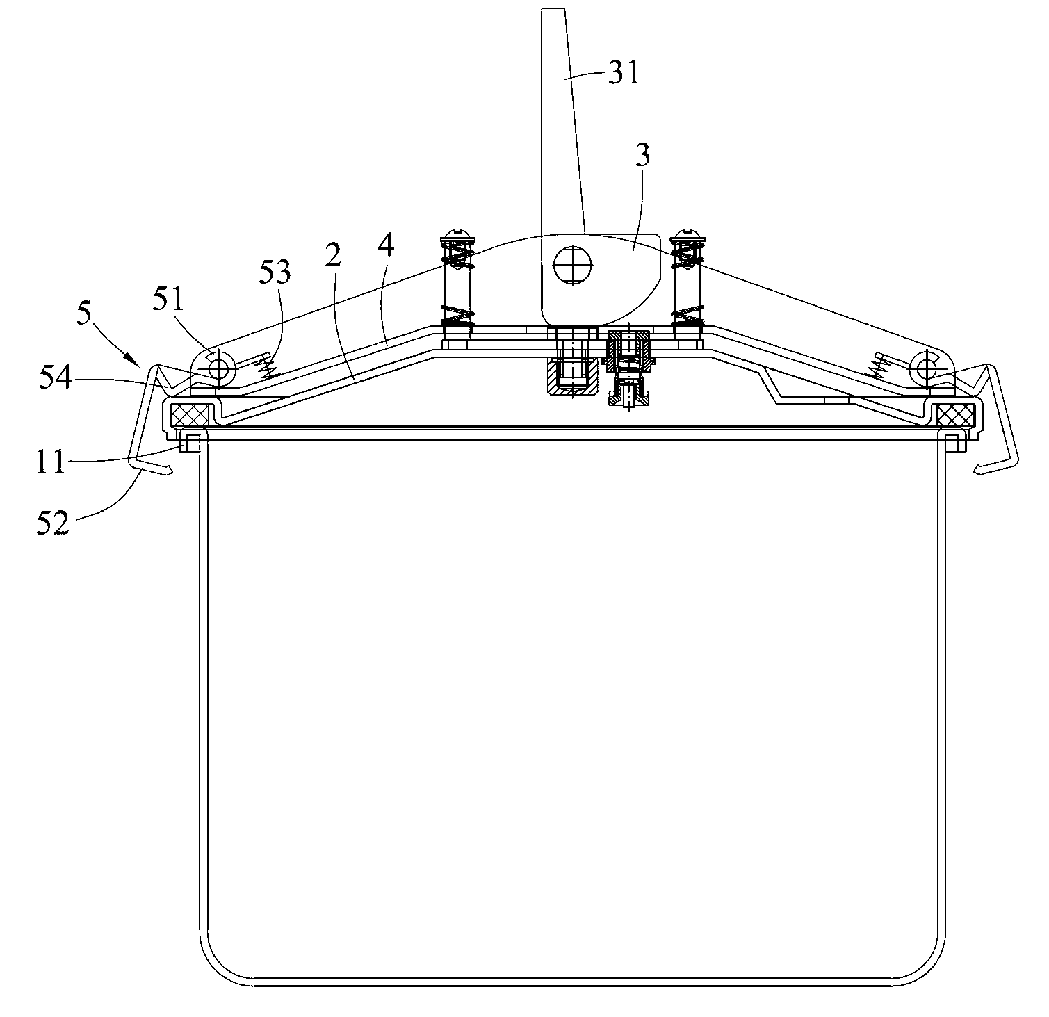 Improved gland type pressure cooker