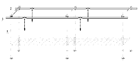 Installation method of electric hoist hanger