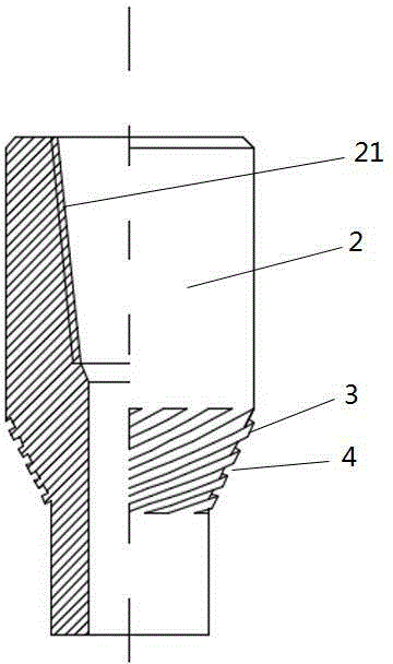 Ocean drill rod connector