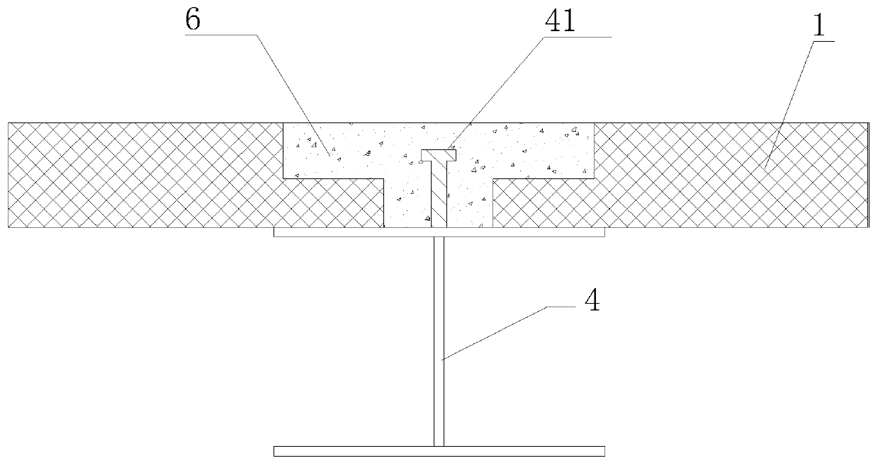 Full-fabricated floor slab assembled-type steel-concrete combined floor