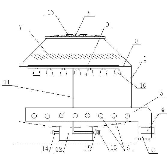 Energy-saving cooling tower