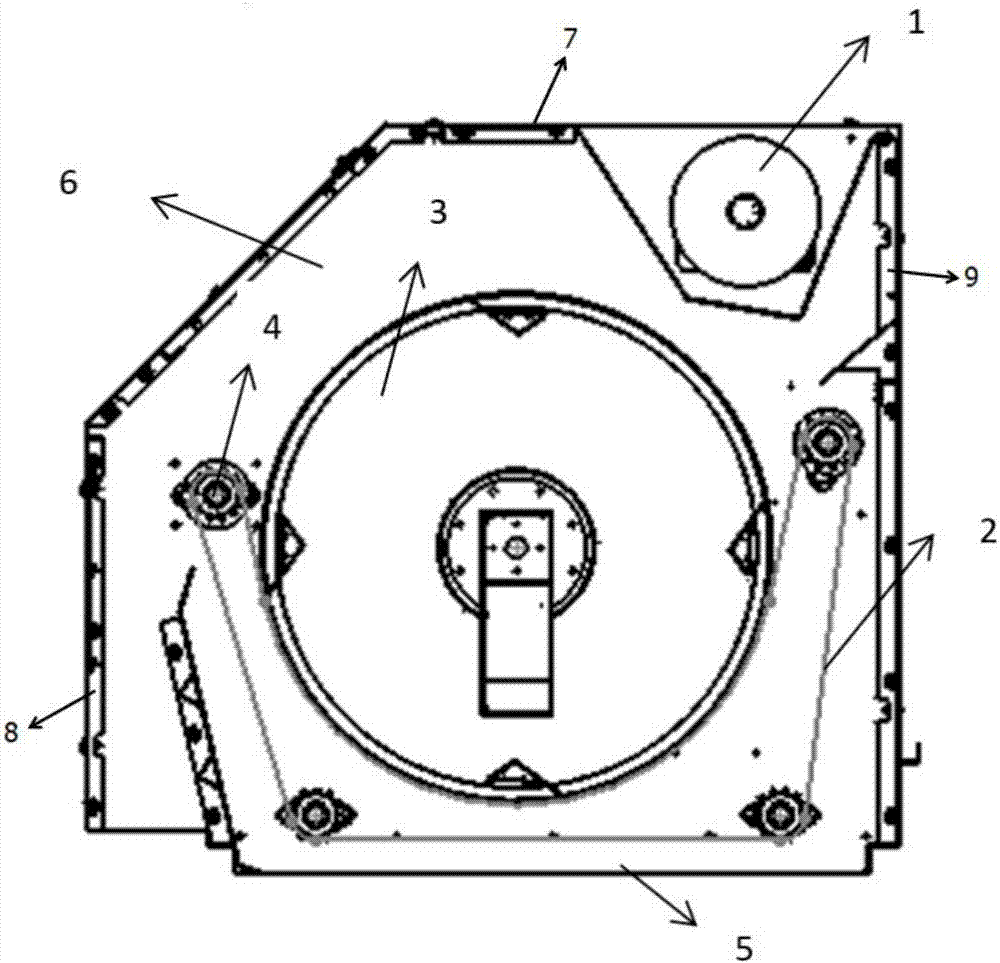 Screw joint type paper tape filtering machine