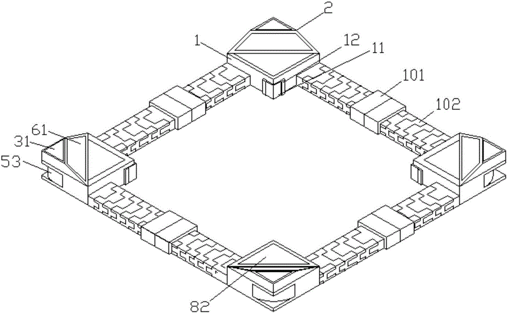 Motor home air conditioner capable of achieving outdoor regional constant temperature