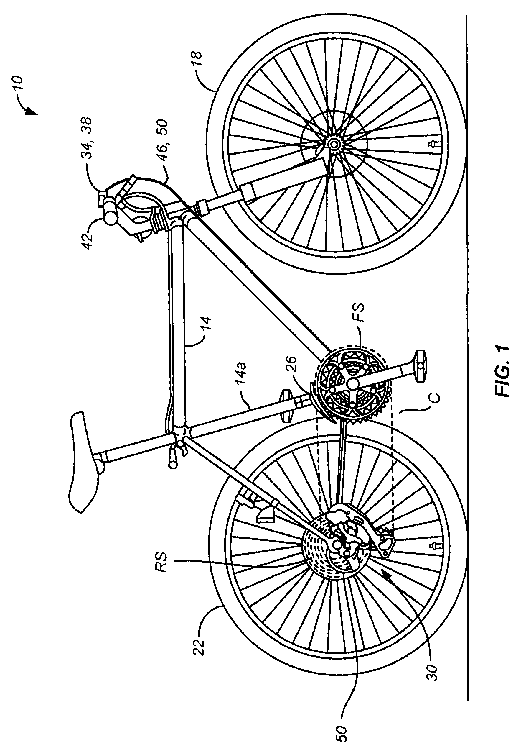 Bicycle derailleur with rotation resistance