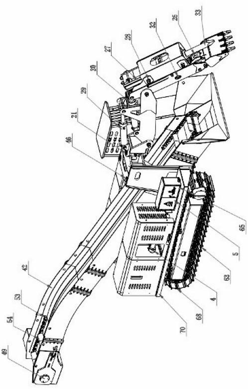 Dual-purpose tunneling loader for breaking and excavating