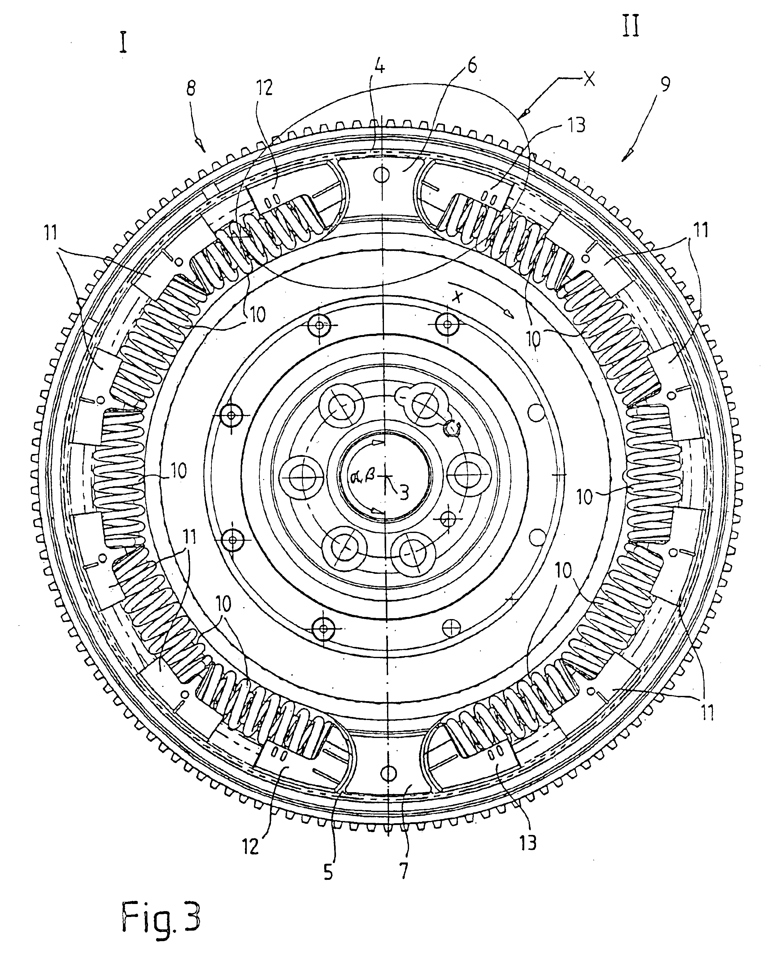 Torsional vibration damper, especially a dual-mass flywheel