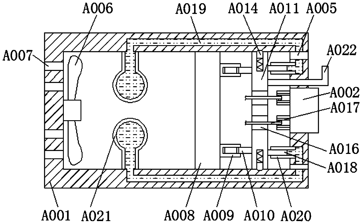 A desktop computer power supply with automatic power-off at high temperature