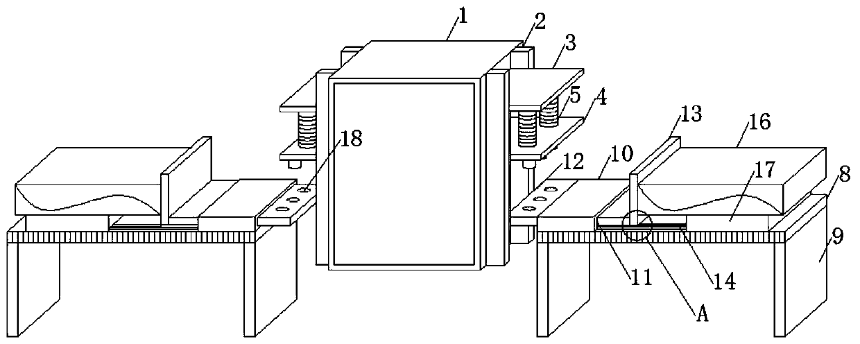 An anti-falling device for a construction site elevator