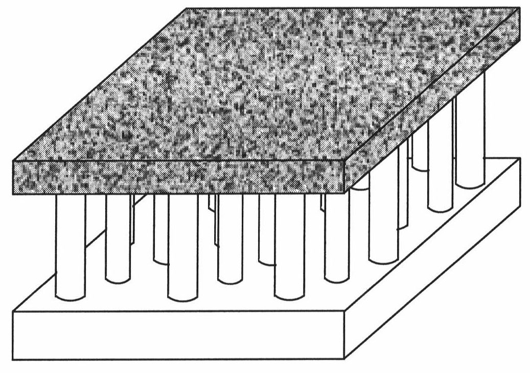 Transversal epitaxial growth method for nano area of semiconductor film