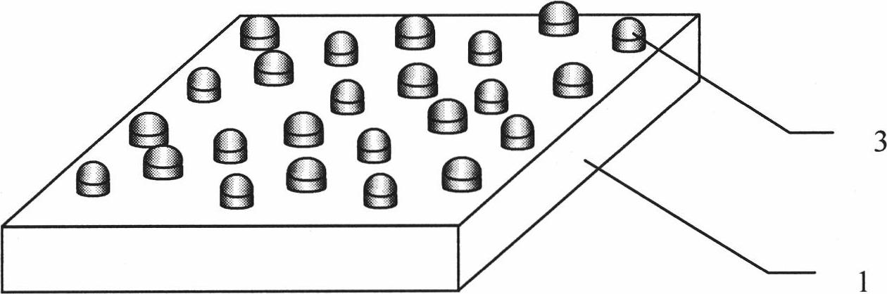 Transversal epitaxial growth method for nano area of semiconductor film