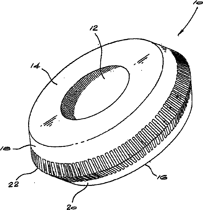 Cutting disk for forming a scribed line