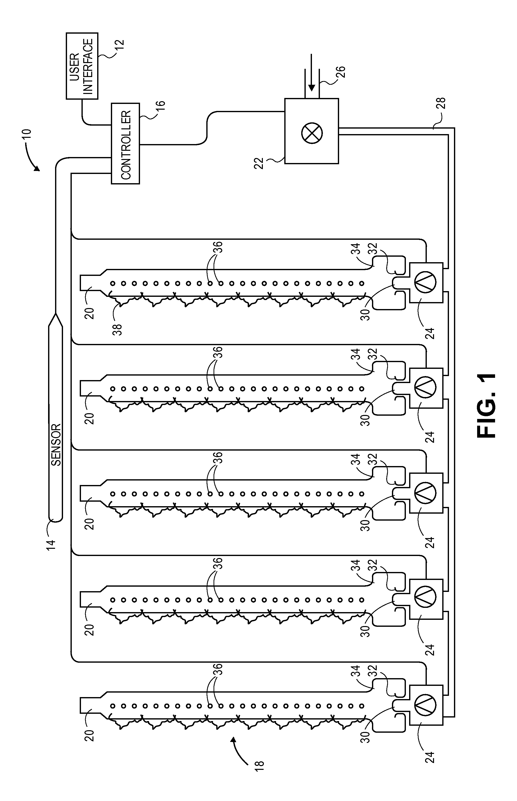 Variable output heating control system