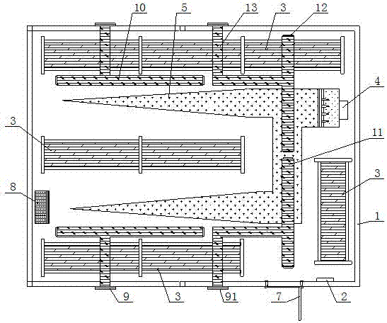 Rapid reduced pressure drying room for venenum bufonis and drying method of venenum bufonis