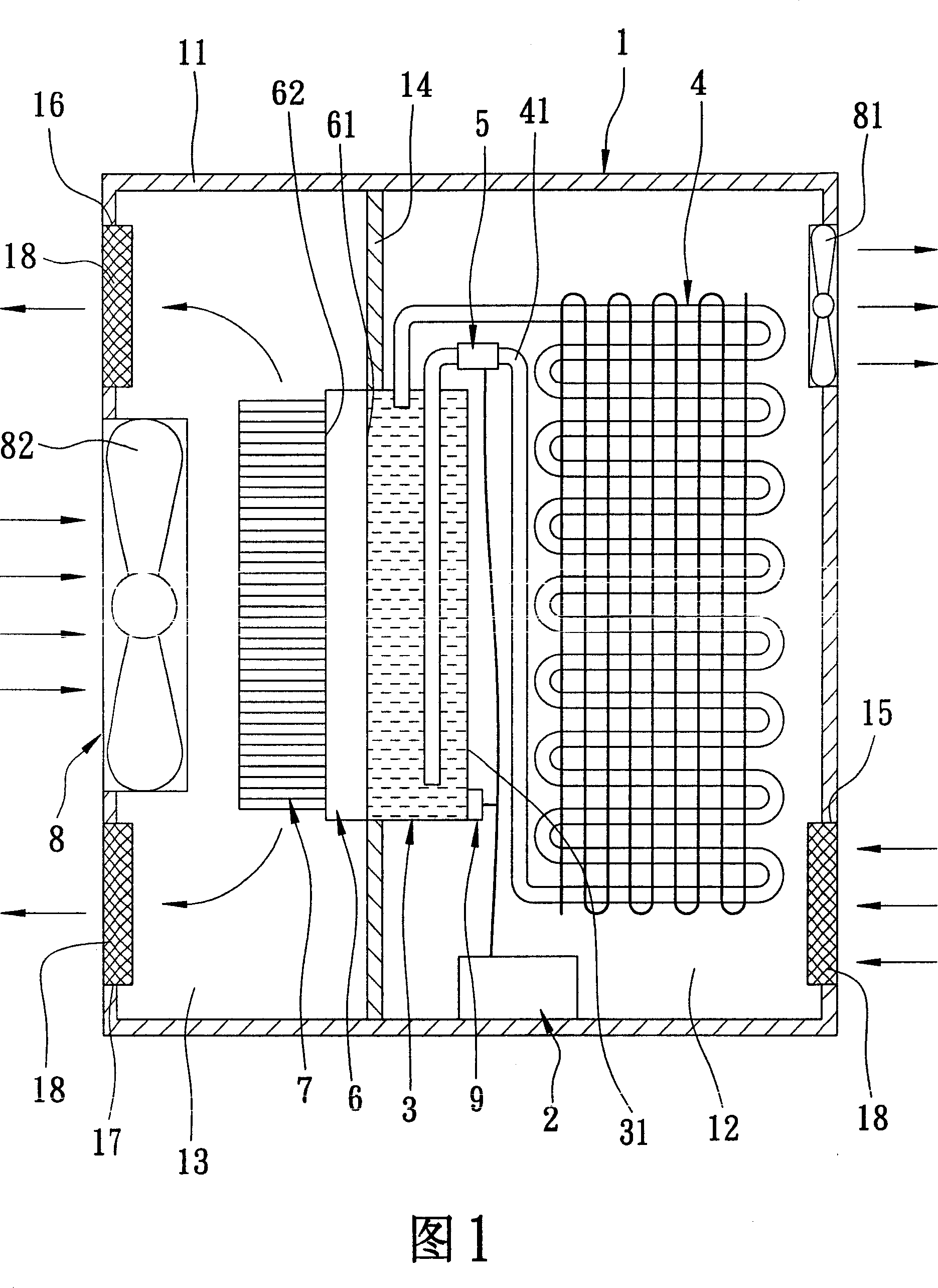 Cooling/heating device