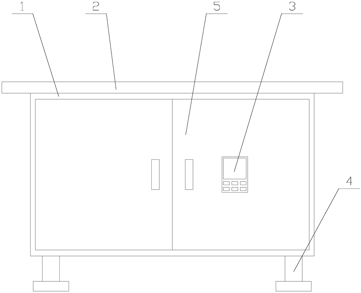 Anti-corrosion bathroom cabinet with regulating function