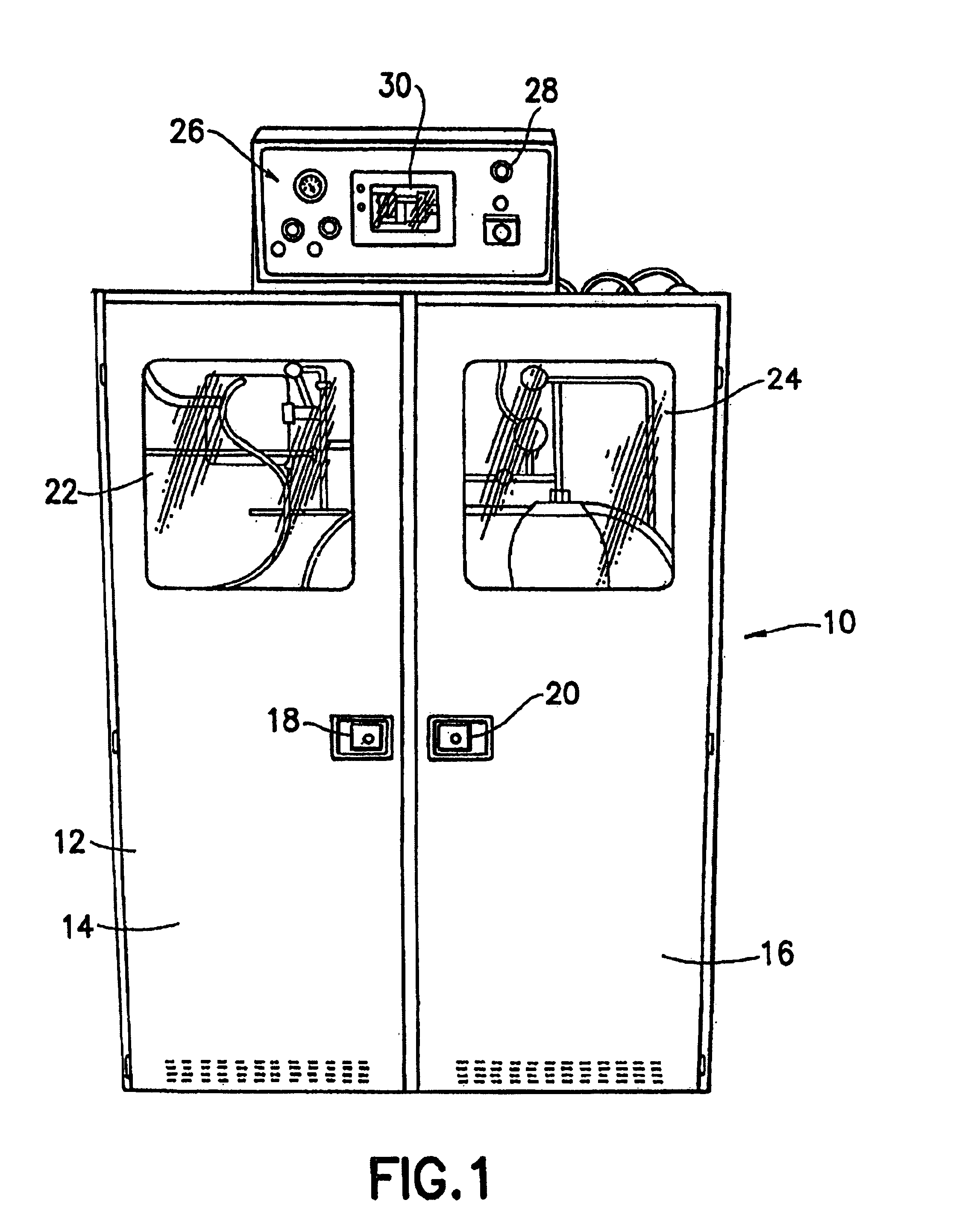 Auto-switching system for switch-over of gas storage and dispensing vessels in a multi-vessel array