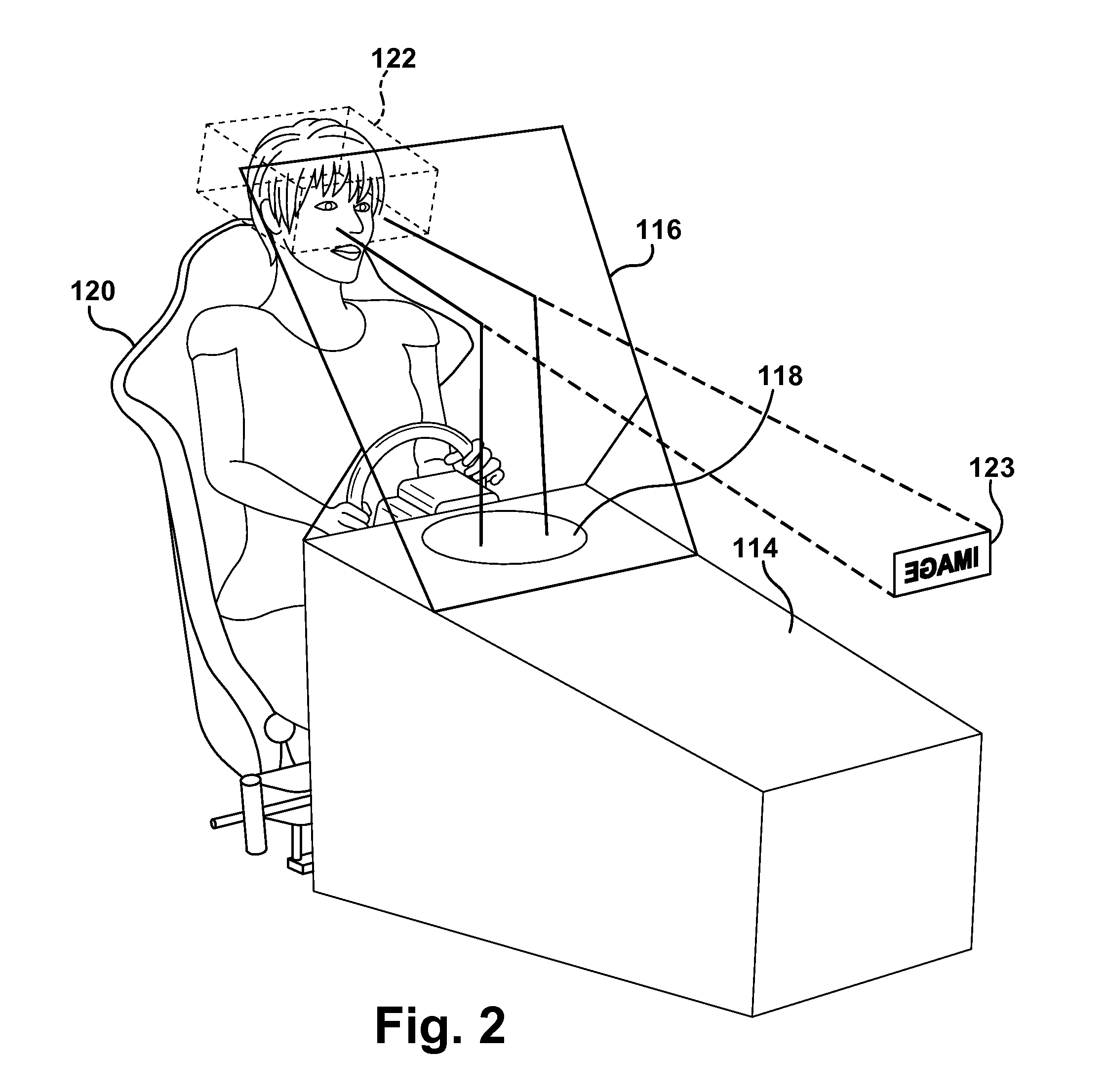 Driver training system using heads-up display augmented reality graphics elements