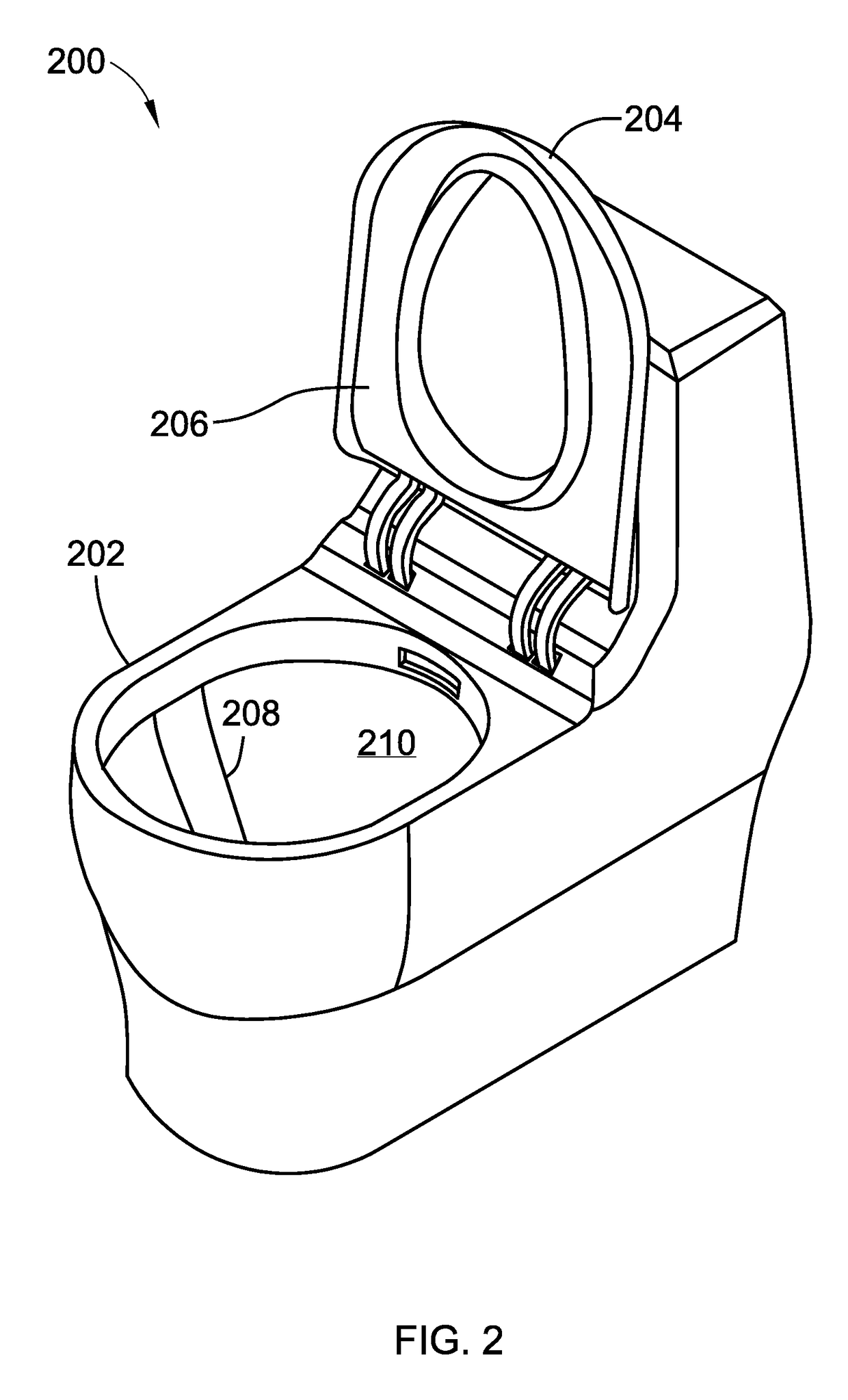 Self-cleaning helical drain toilet