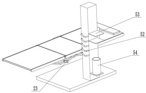 B-ultrasonic examination operating table