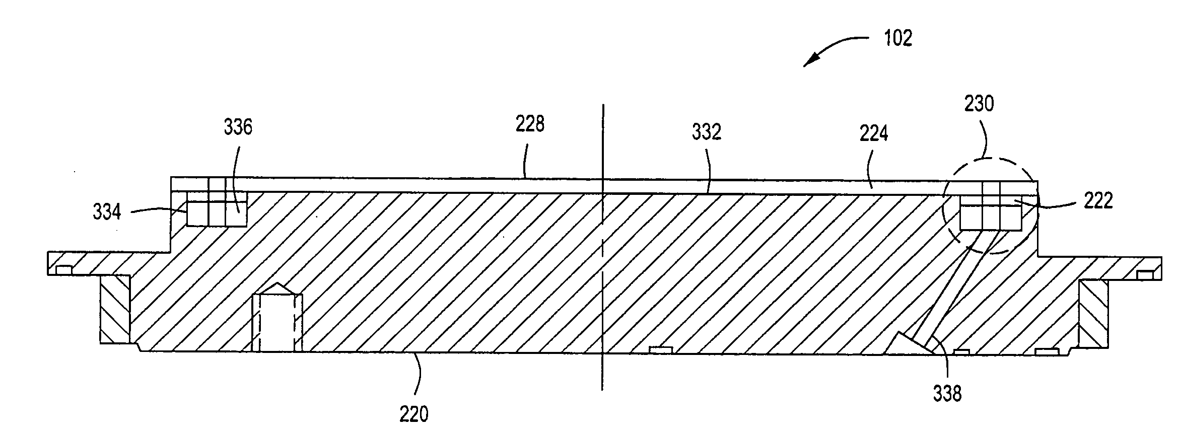 Method for refurbishing an electrostatic chuck with reduced plasma penetration and arcing