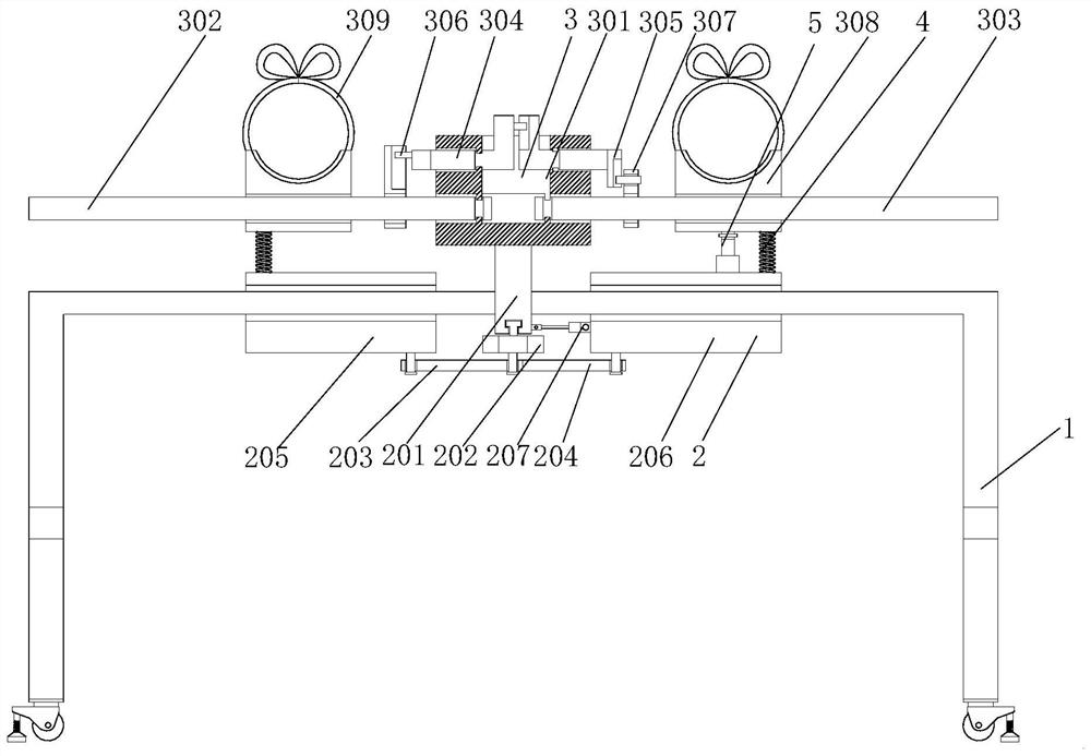 Limb auxiliary adjusting device for obstetrical nursing