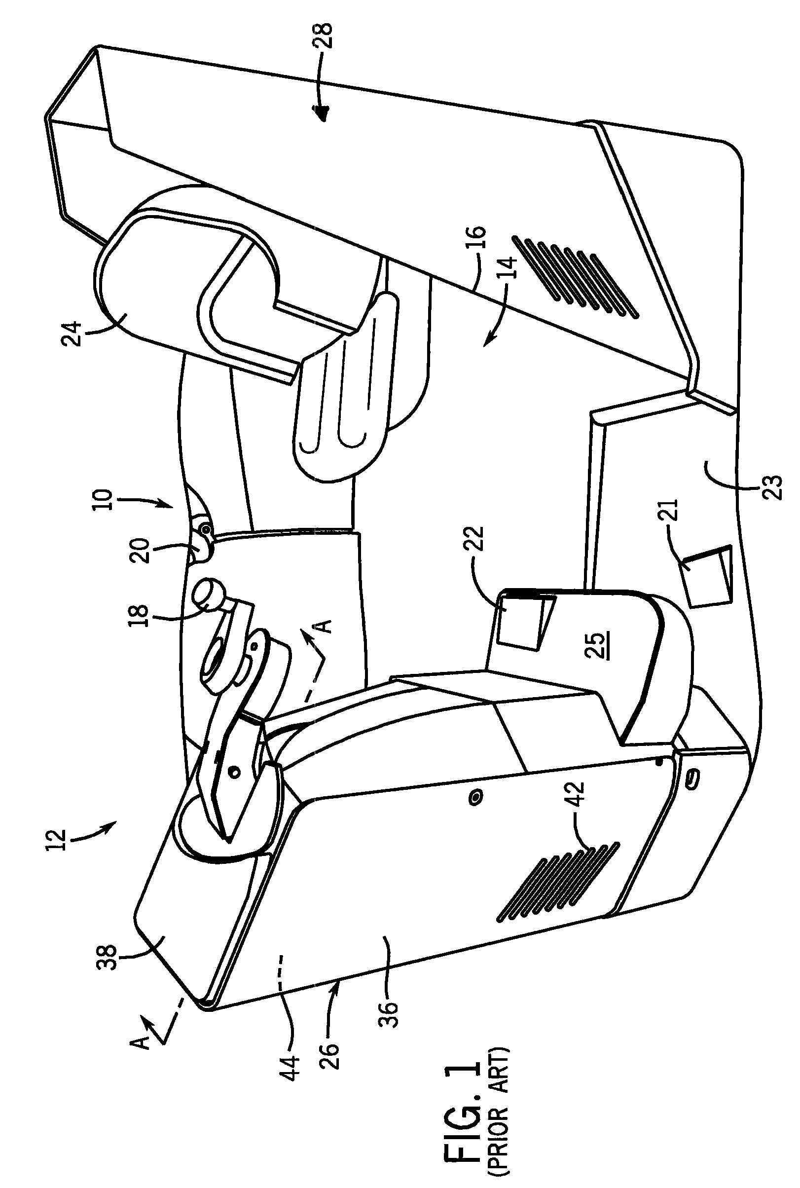 Cyclonic motor cooling for material handling vehicles