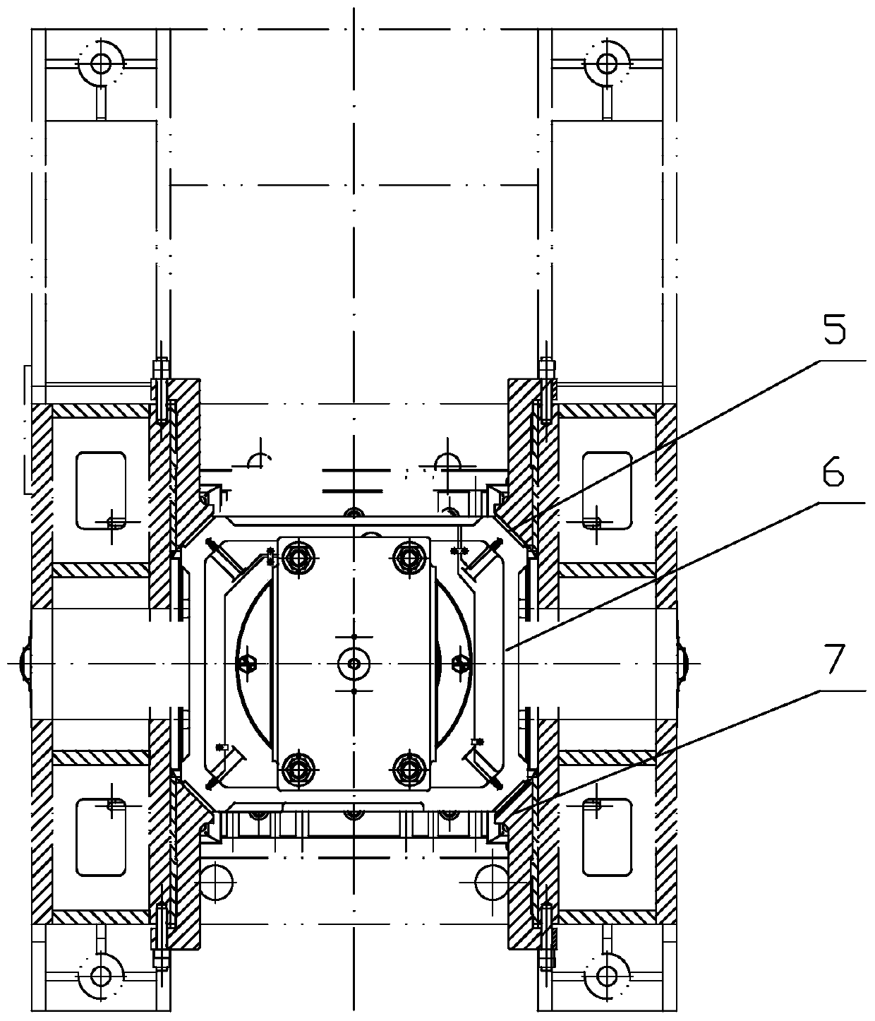 Forging machinery press temperature control accuracy improvement device