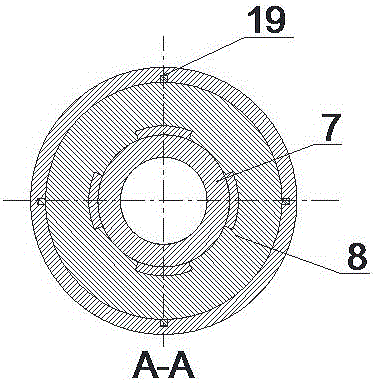 Motor-driven extrusion-type underground annular blowout preventer and communication method thereof