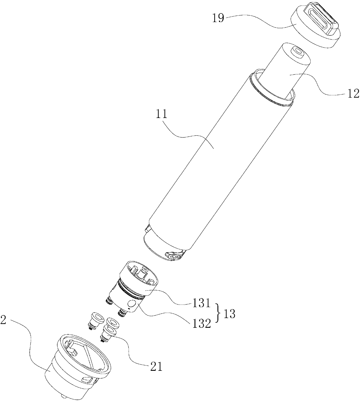 Filter element water-stop assembly, filter element device and water purifier