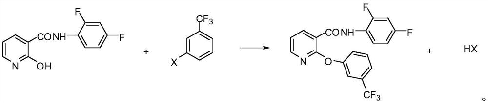 Diflufenican synthesis method