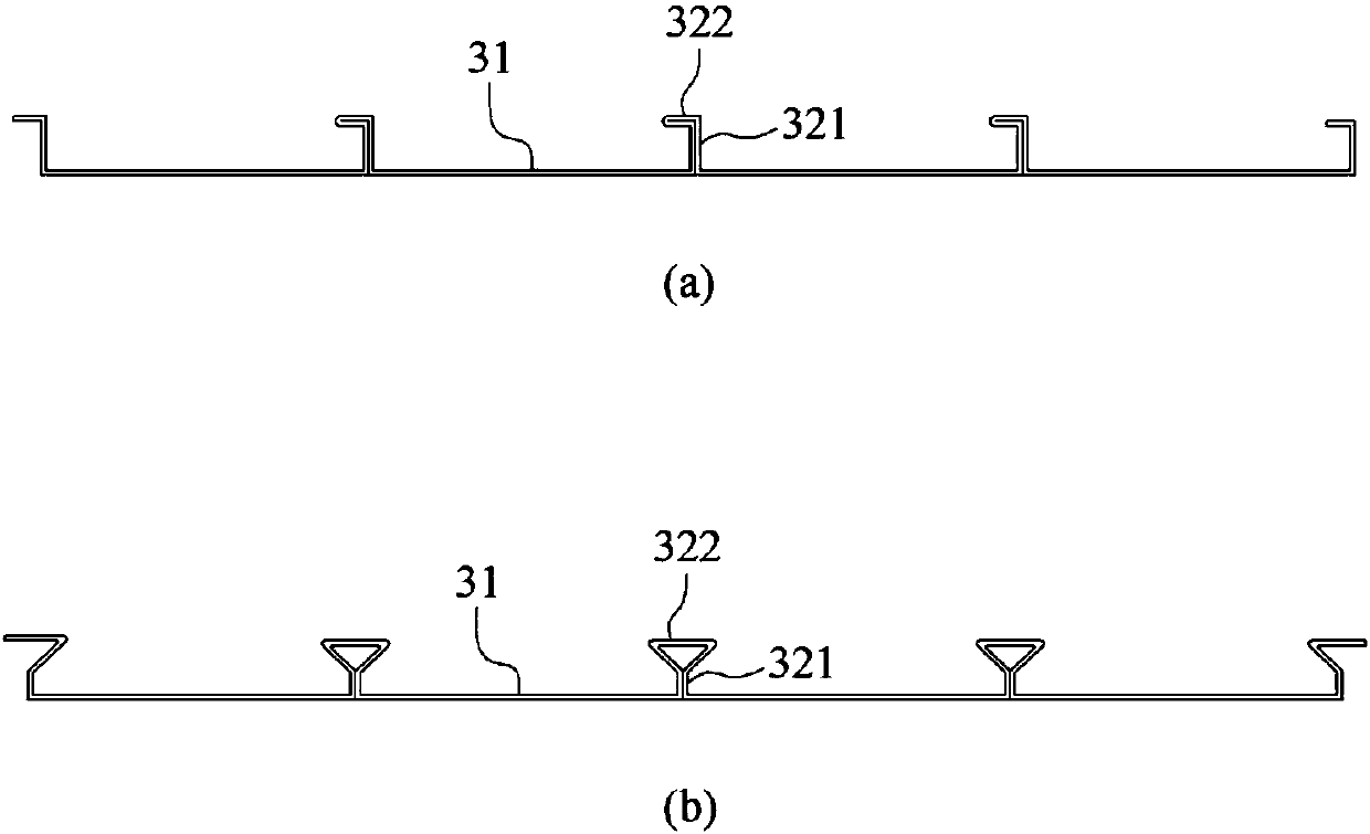 Structure for fixating deck formwork