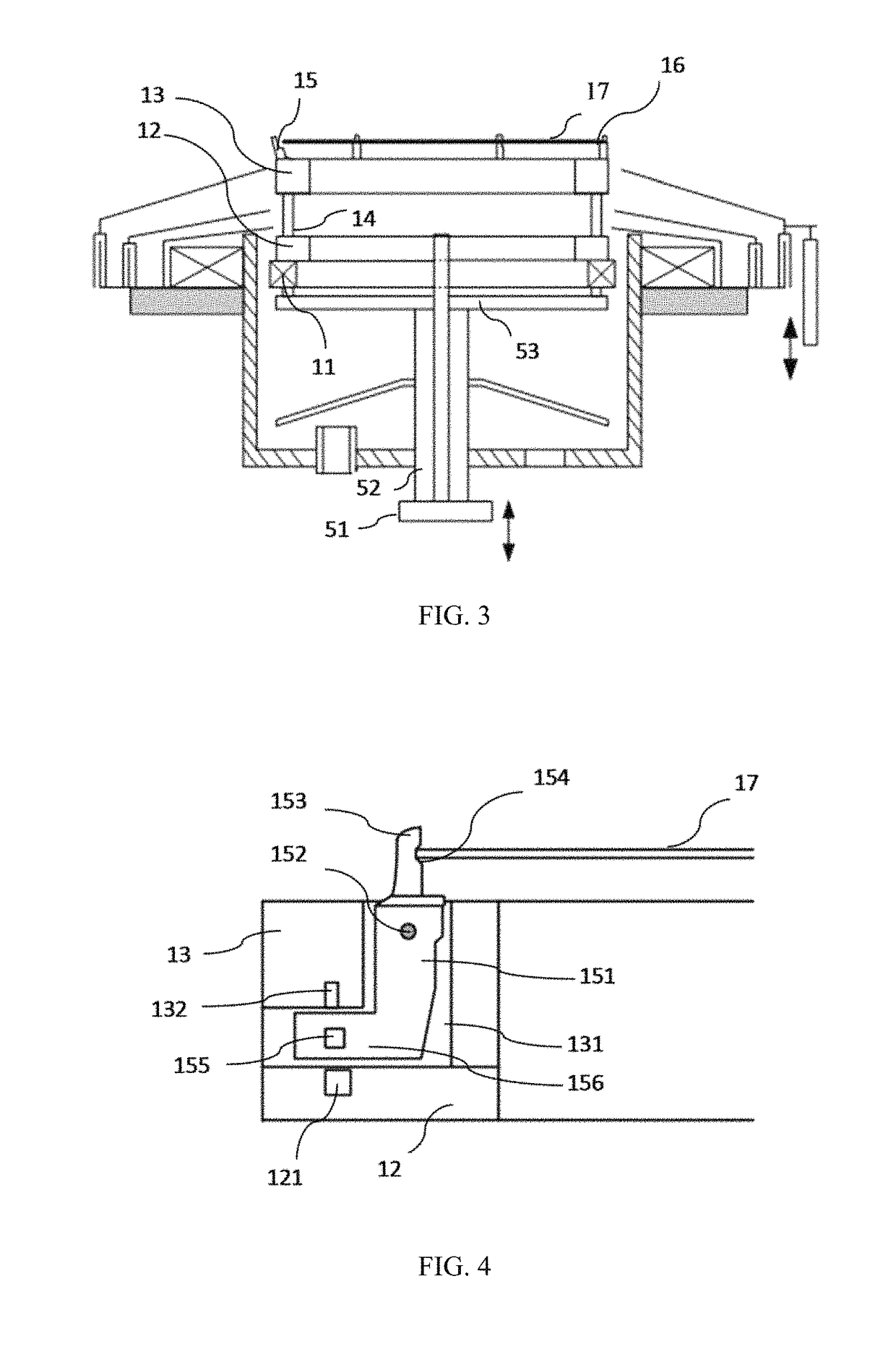 Device for holding and rotating plate shaped article