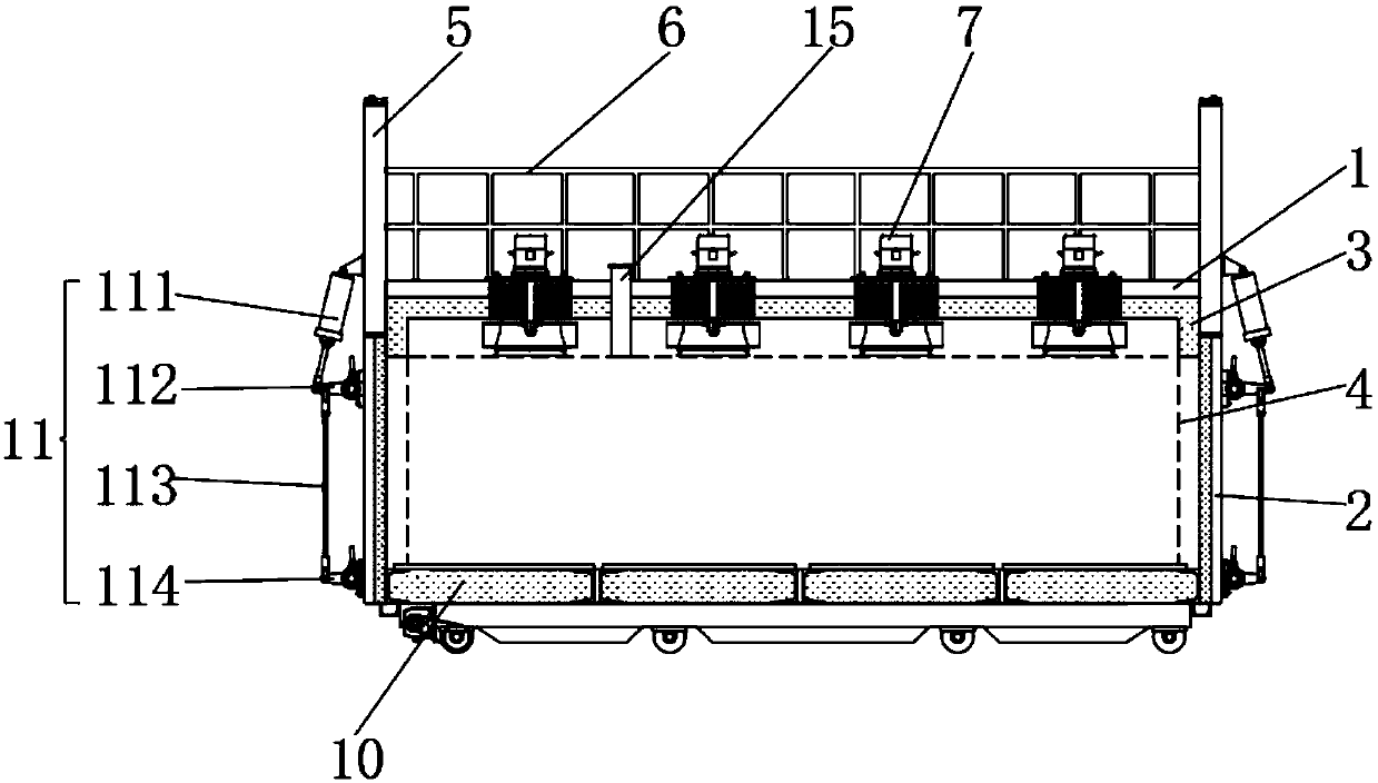 Trolley type aluminum alloy aging furnace